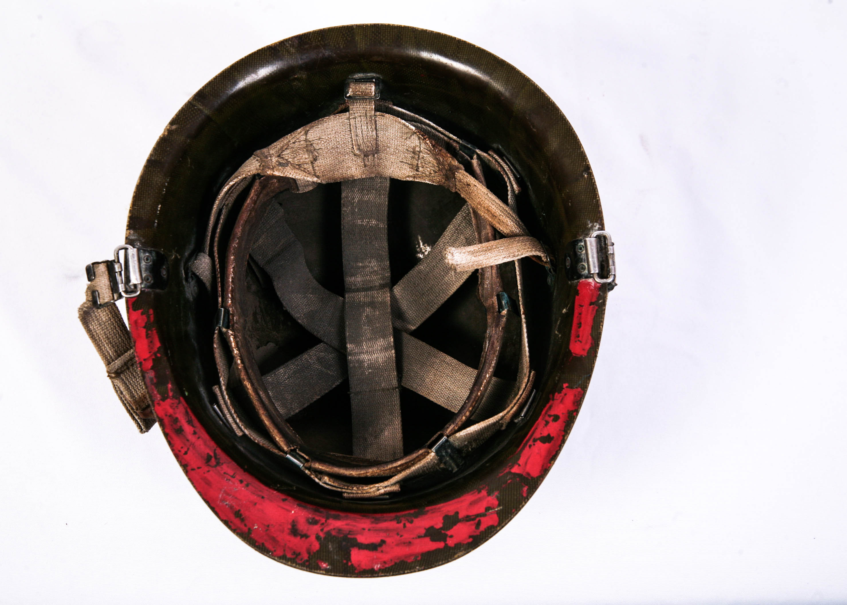 Vintage Metal Army Helmet