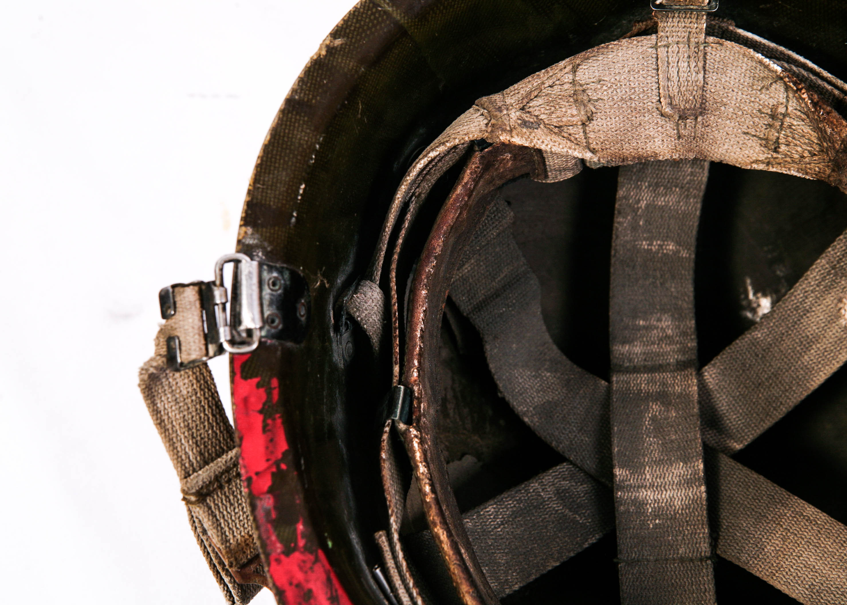 Vintage Metal Army Helmet