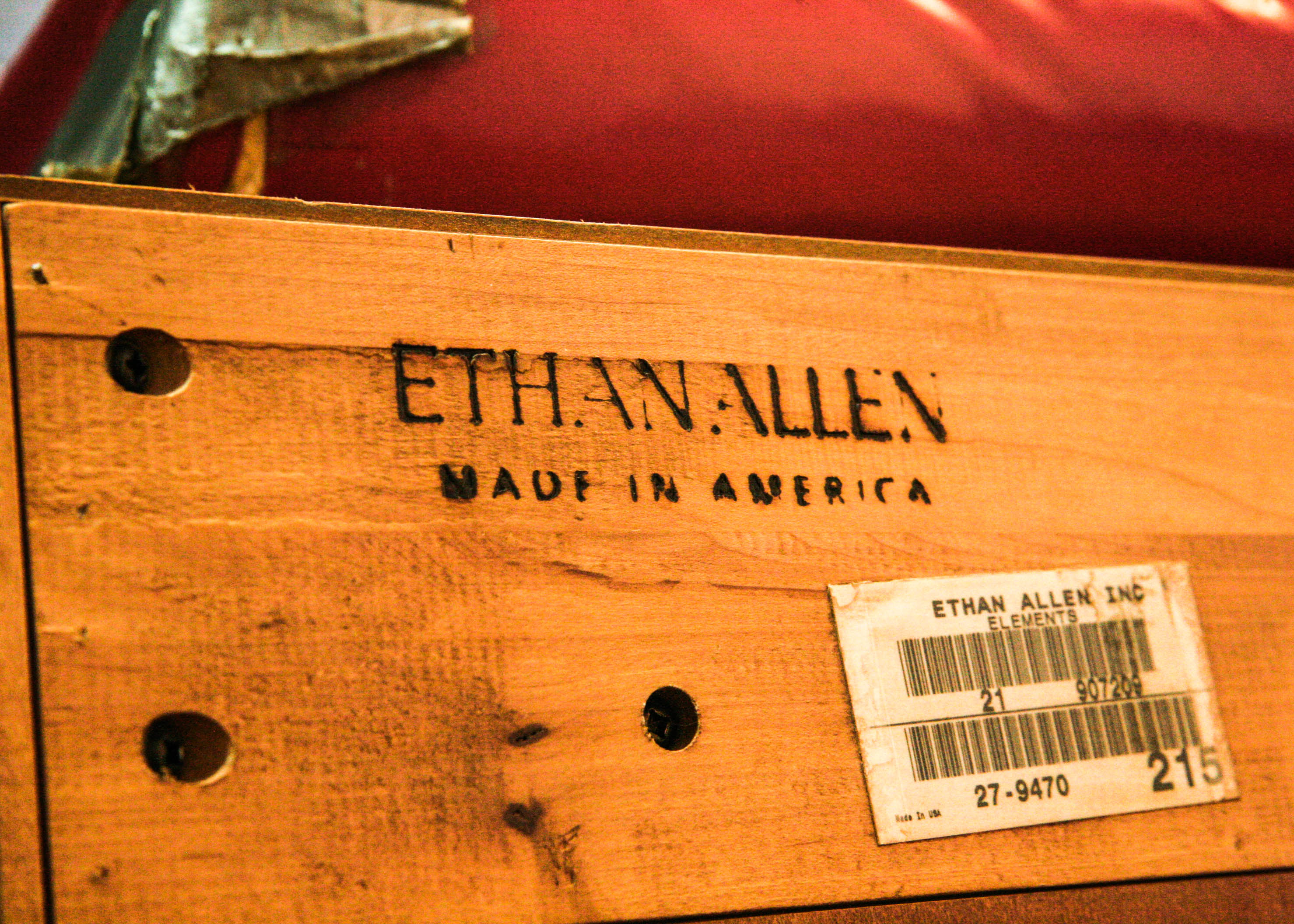 Ethan Allen Elements Fawn Moderne Maple Computer Armoire