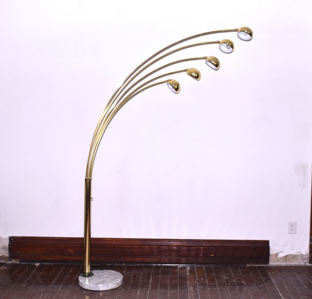 Vintage Five-Arm Eyeball Arc Lamp