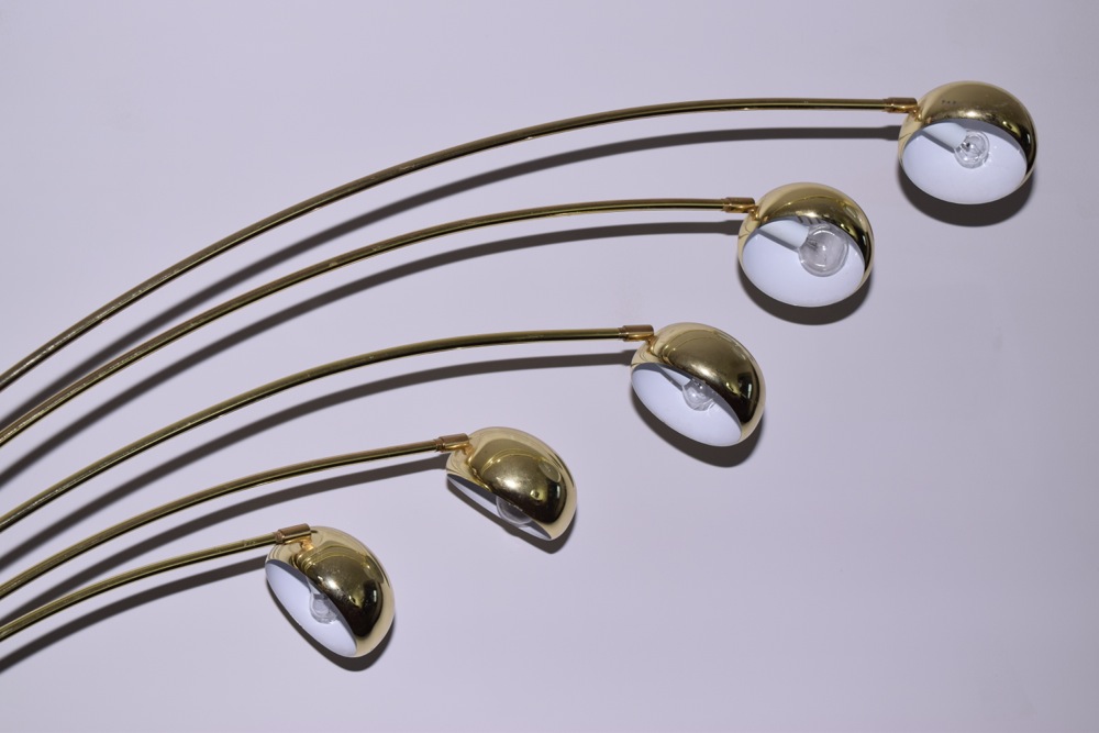 Vintage Five-Arm Eyeball Arc Lamp