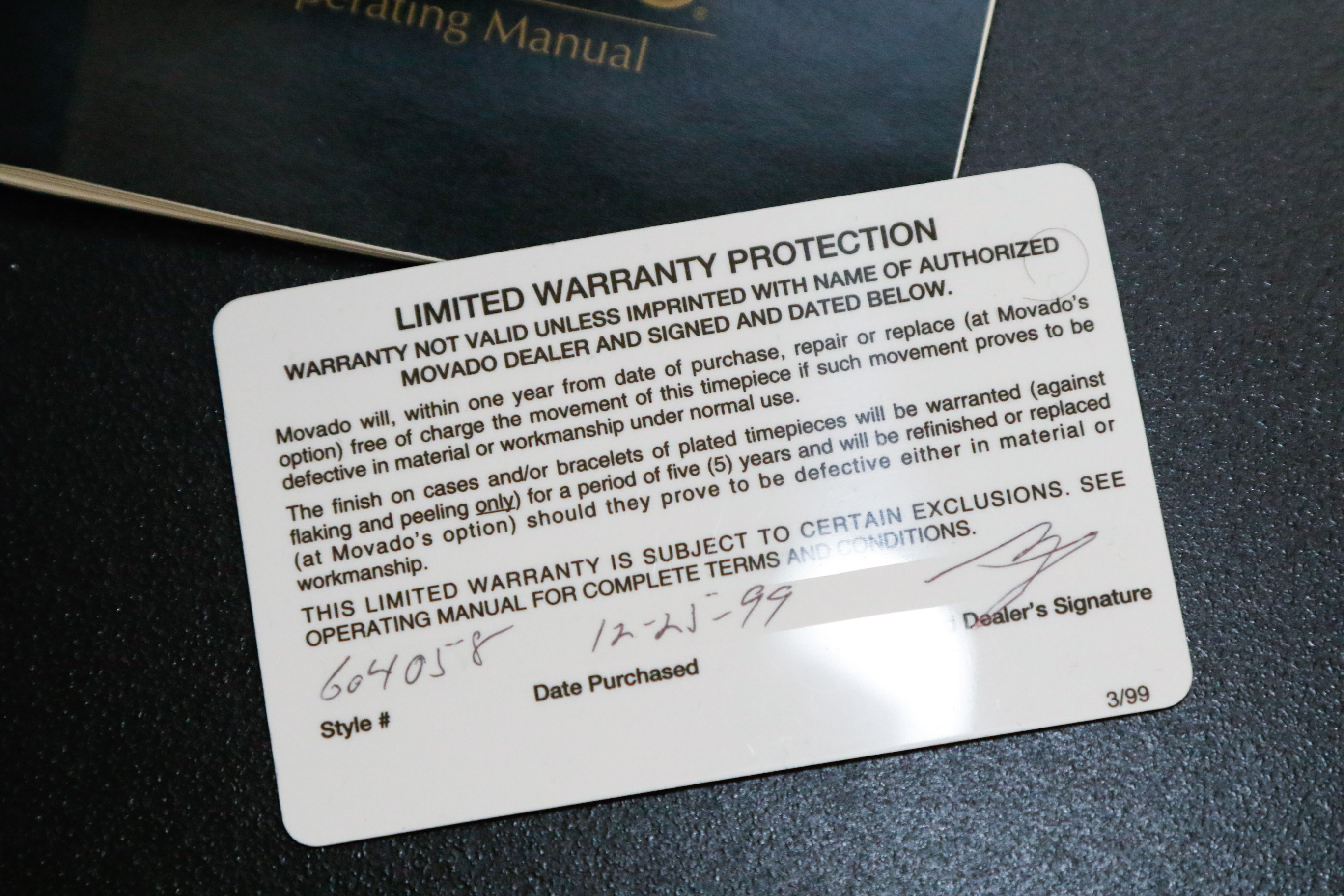 Movado Ladies Museum Watch with 18K Bezel