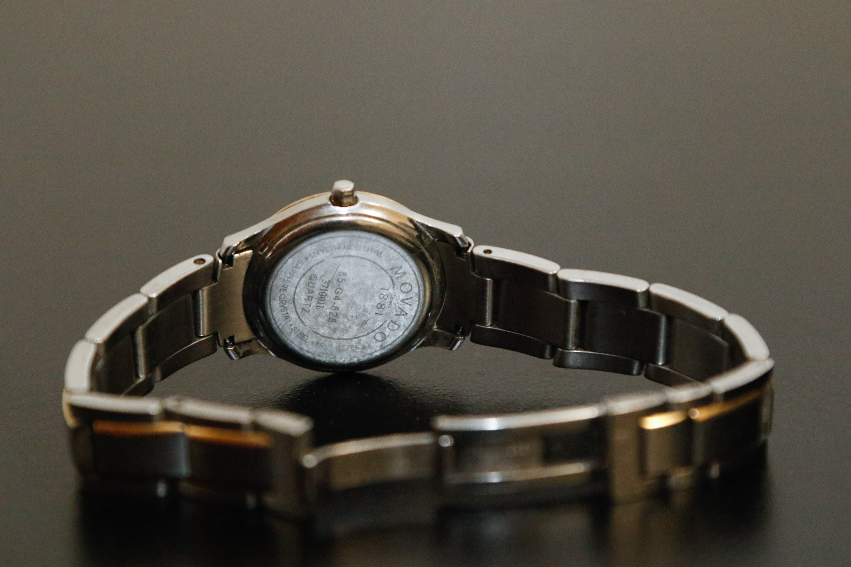 Movado Ladies Museum Watch with 18K Bezel