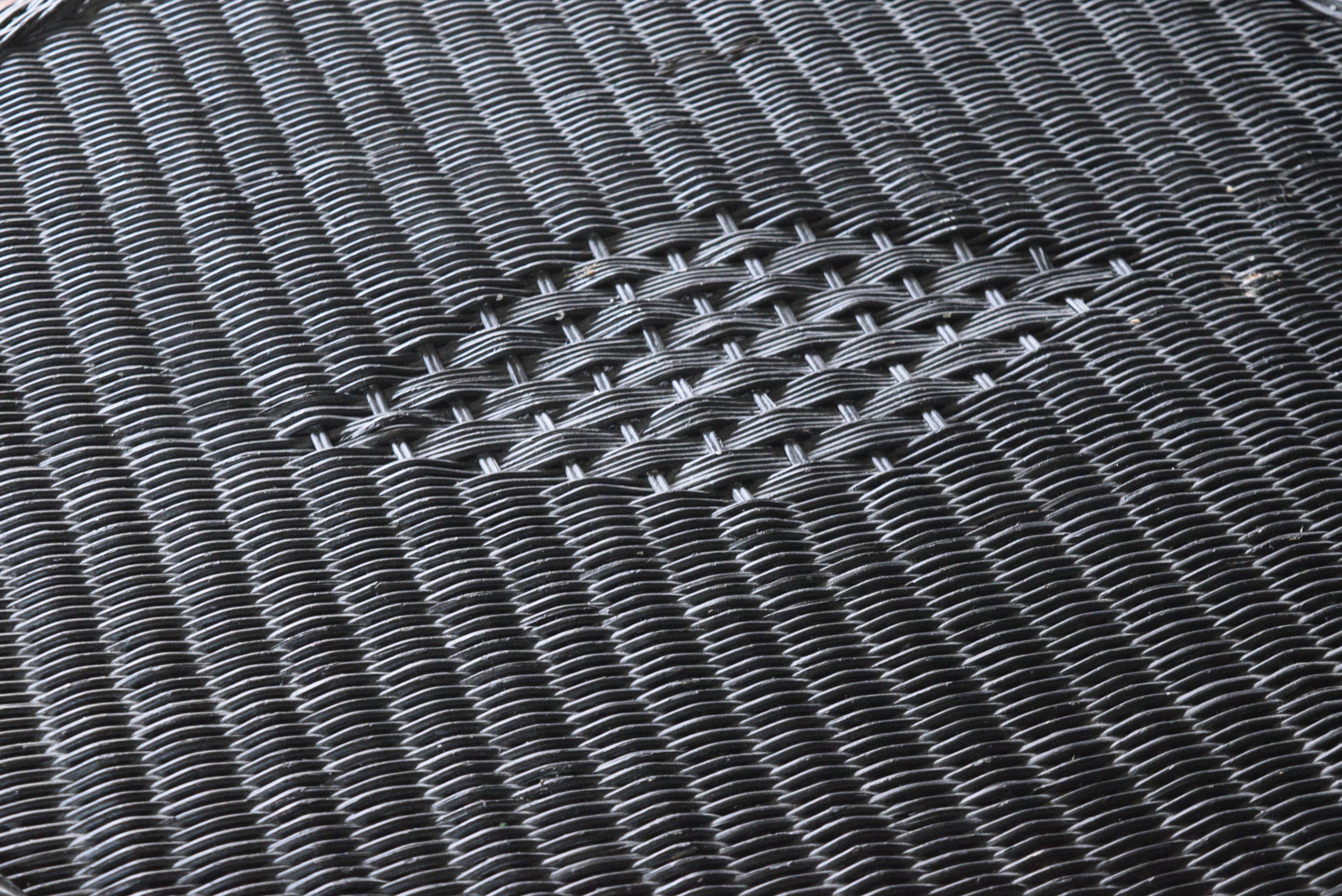 Black Wicker Coffee Table