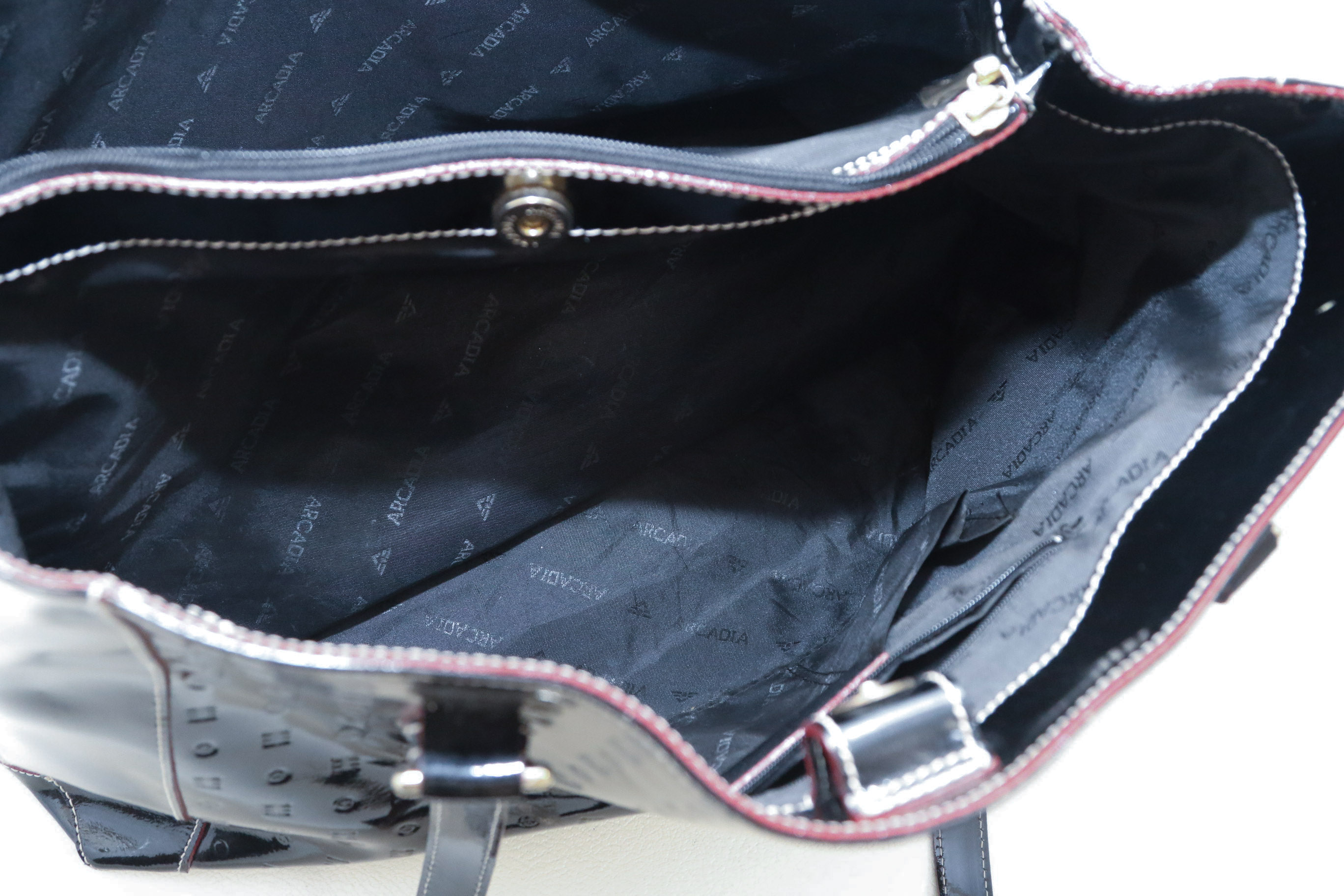 Arcadia Patent Leather Tote