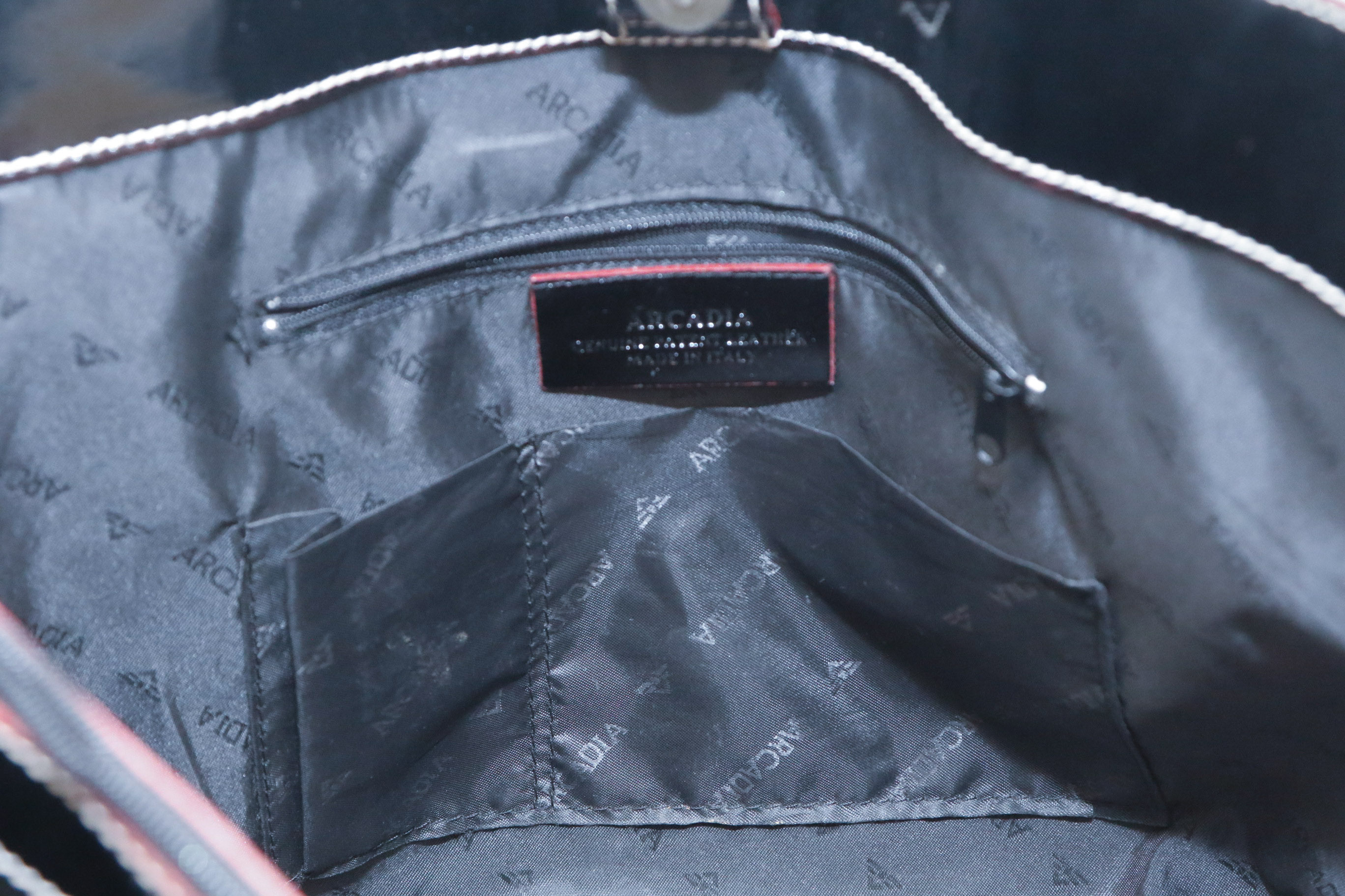 Arcadia Patent Leather Tote