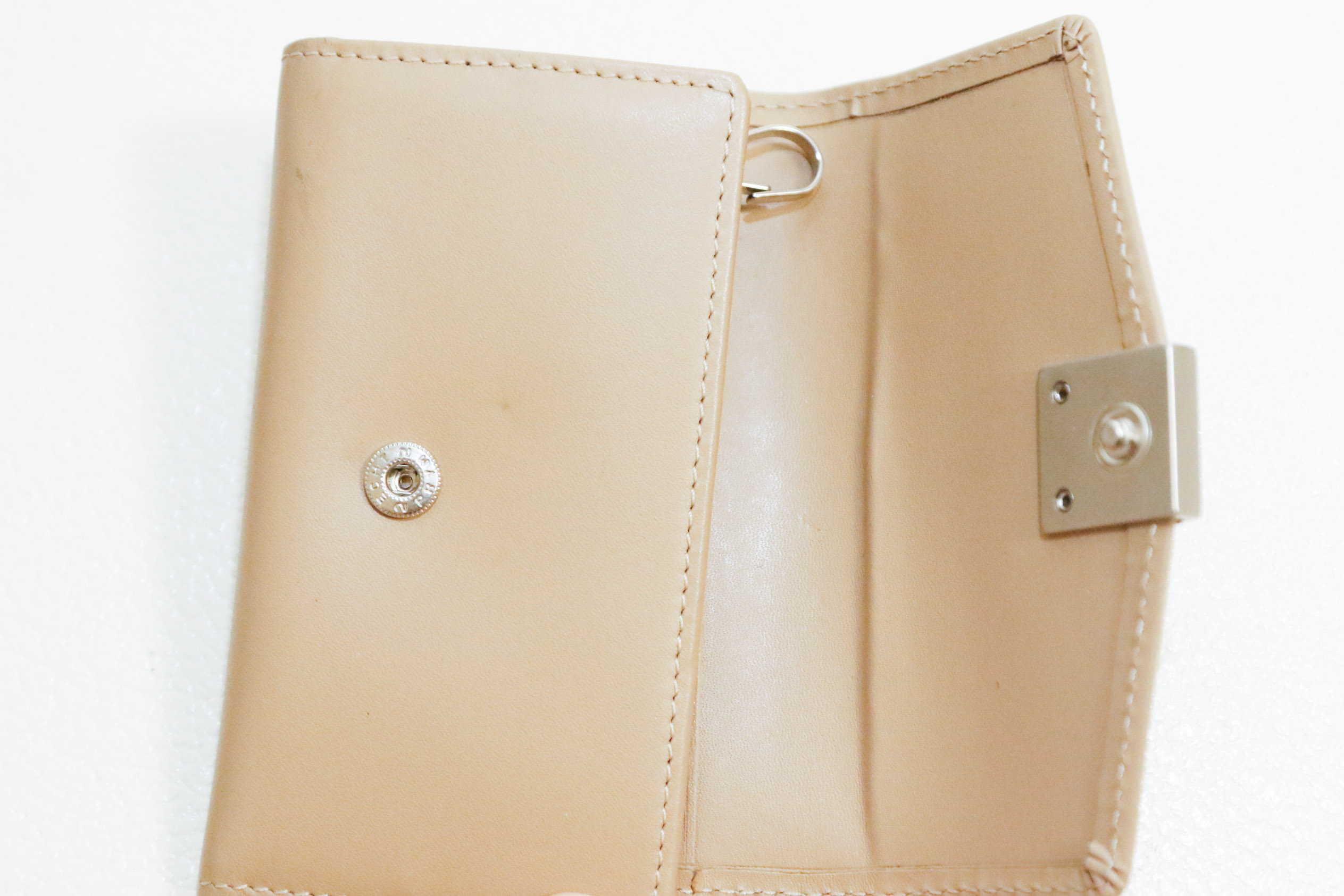 Badgley Mischka Wallet with Versace Medusa Keyholder