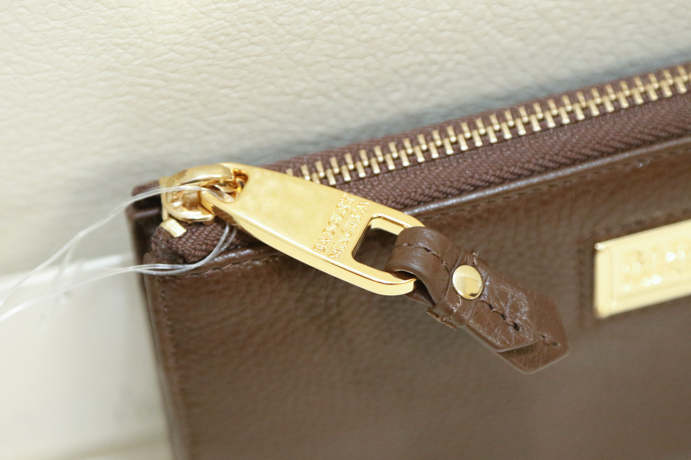 Badgley Mischka Wallet with Versace Medusa Keyholder