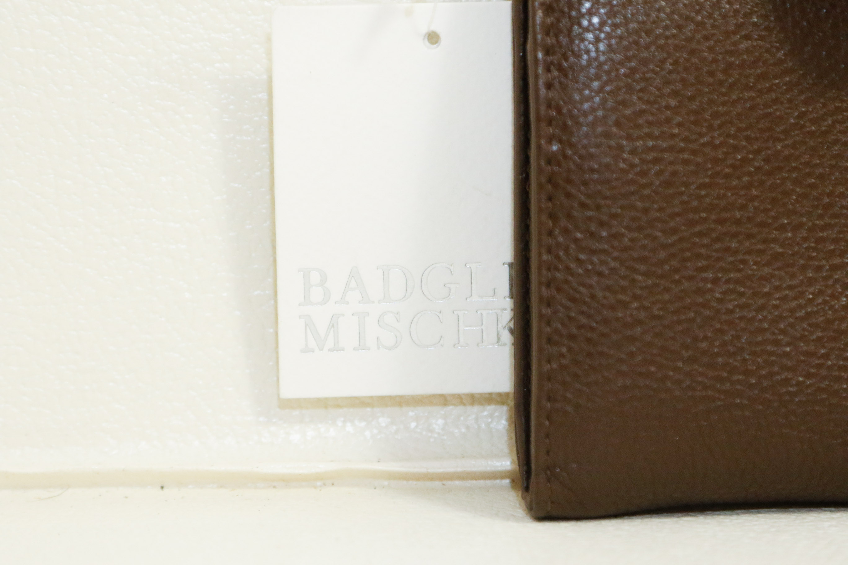 Badgley Mischka Wallet with Versace Medusa Keyholder