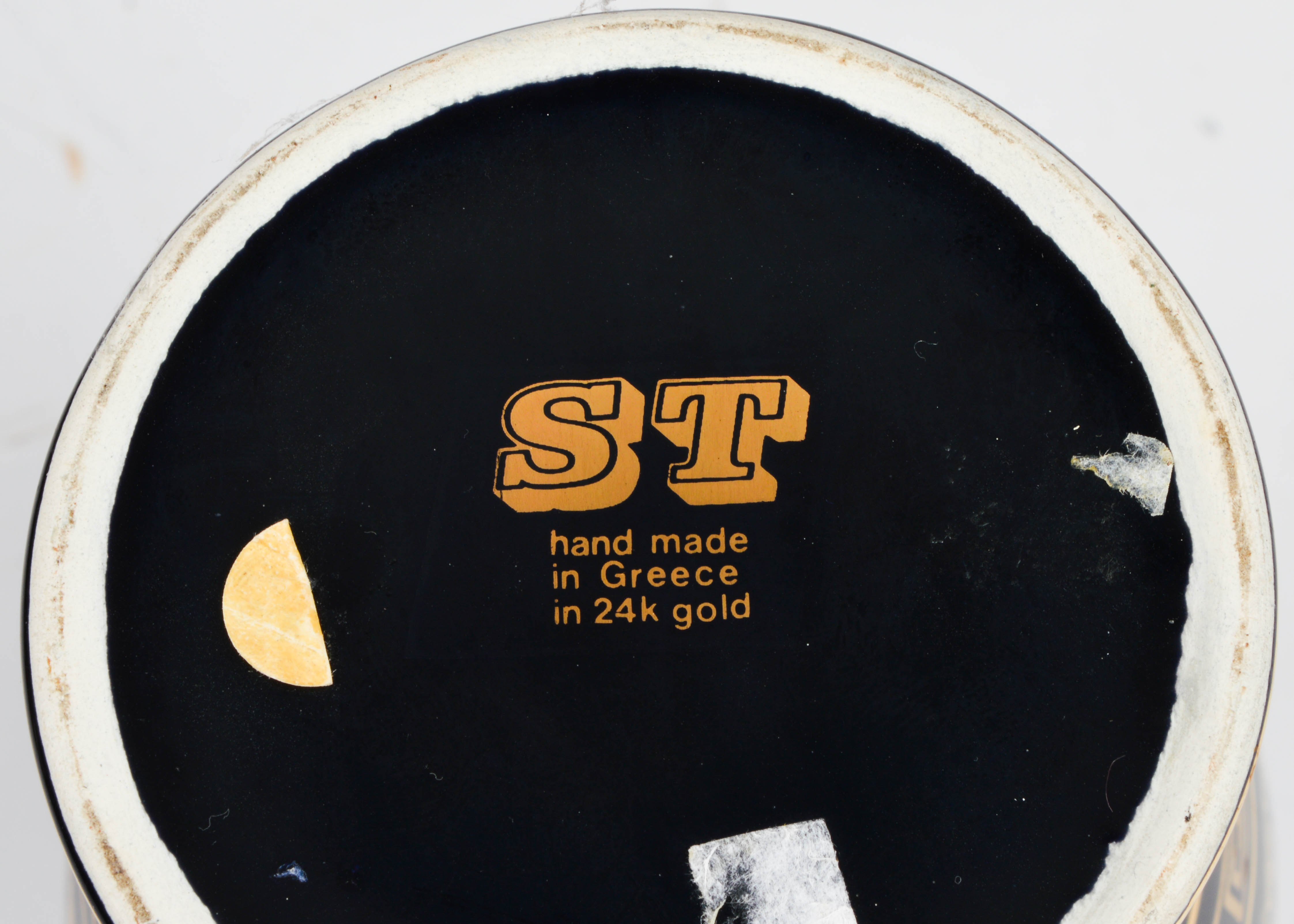 Contemporary Reproduction Grecian Urn with 24K Gold Detail