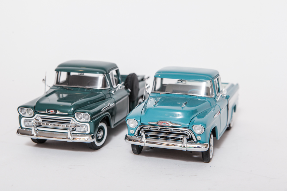 Collection of 1950's Chevrolet Model Trucks