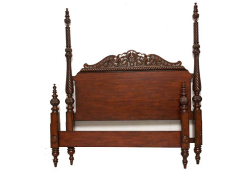 Mahogany King Sized  Four Poster Bed by Tommy Bahama