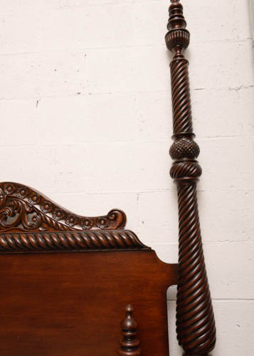 Mahogany King Sized  Four Poster Bed by Tommy Bahama