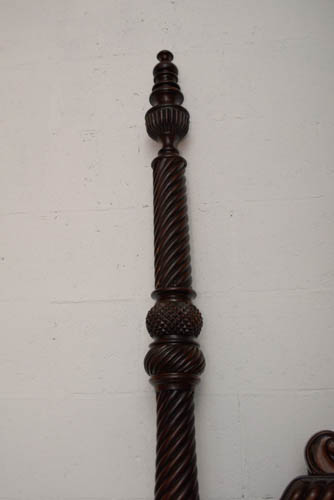 Mahogany King Sized  Four Poster Bed by Tommy Bahama