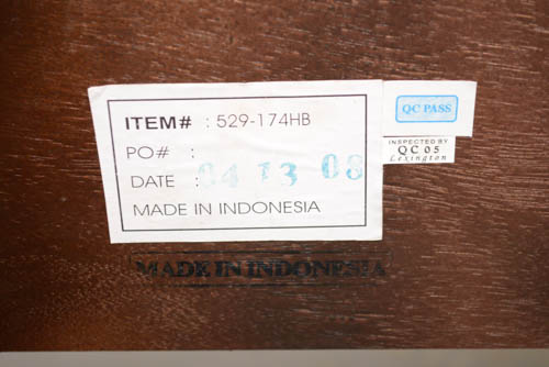 Mahogany King Sized  Four Poster Bed by Tommy Bahama