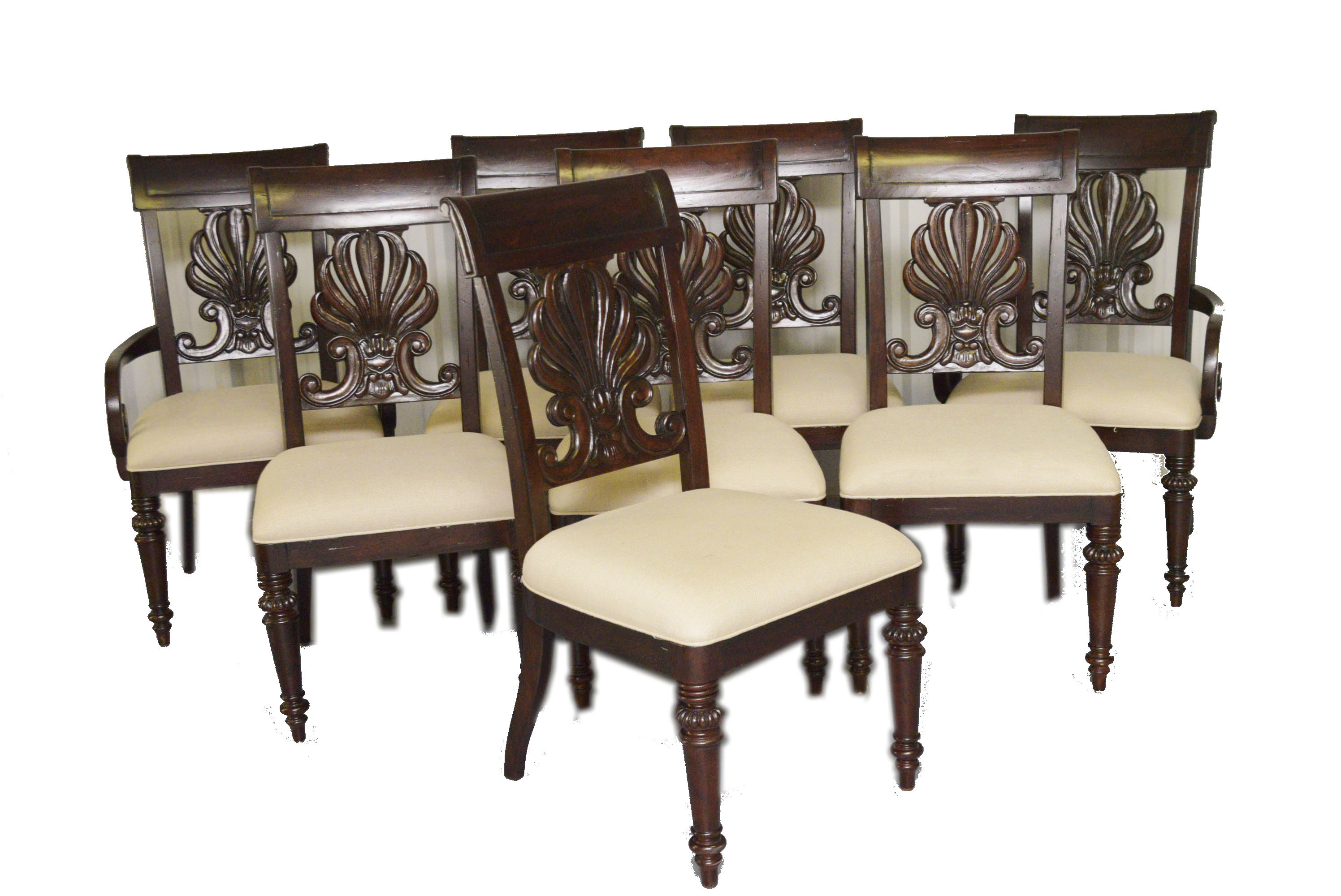 Eight Tommy Bahama Dining Chairs by Lexington Furniture