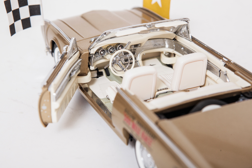 Collection of Gold Ford Thunderbird Model Cars