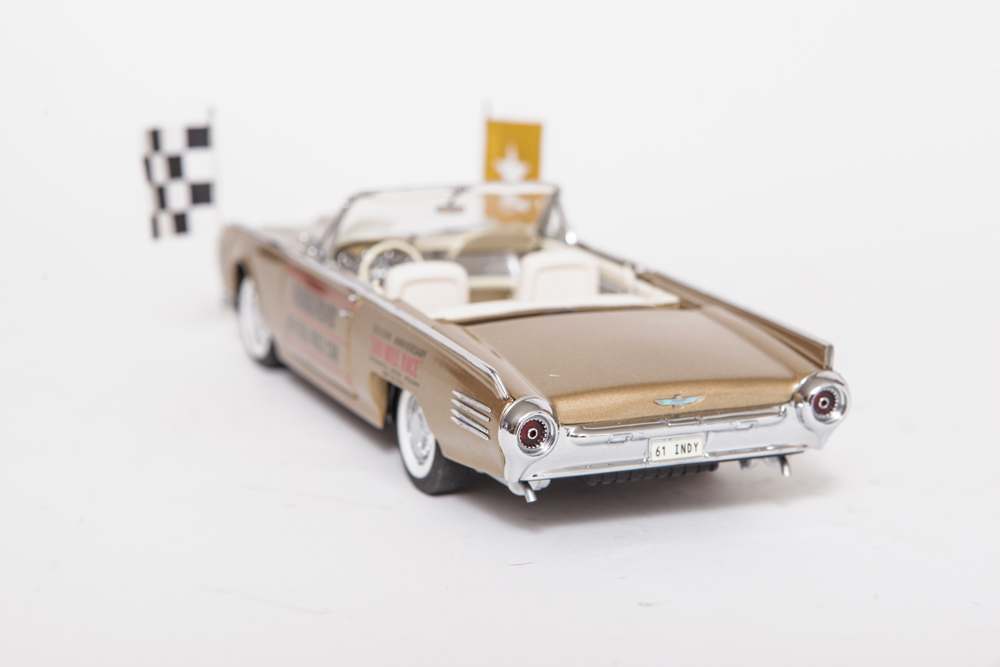 Collection of Gold Ford Thunderbird Model Cars