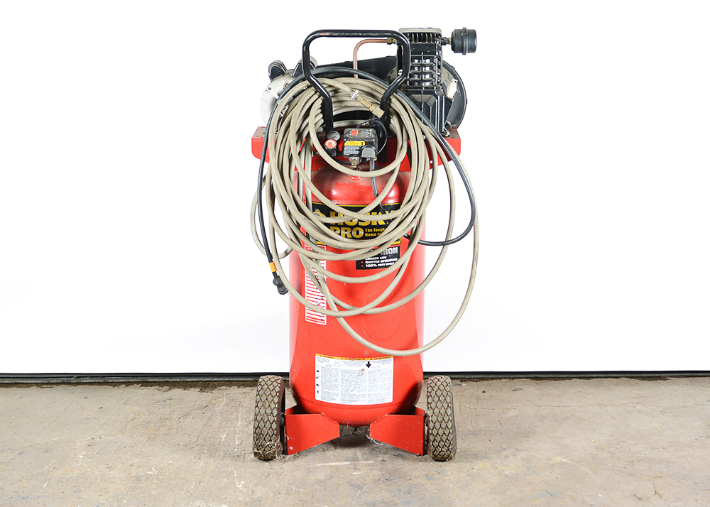 Husky 26-Gallon Cast Iron Vertical Air Compressor