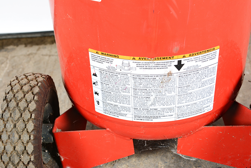 Husky 26-Gallon Cast Iron Vertical Air Compressor