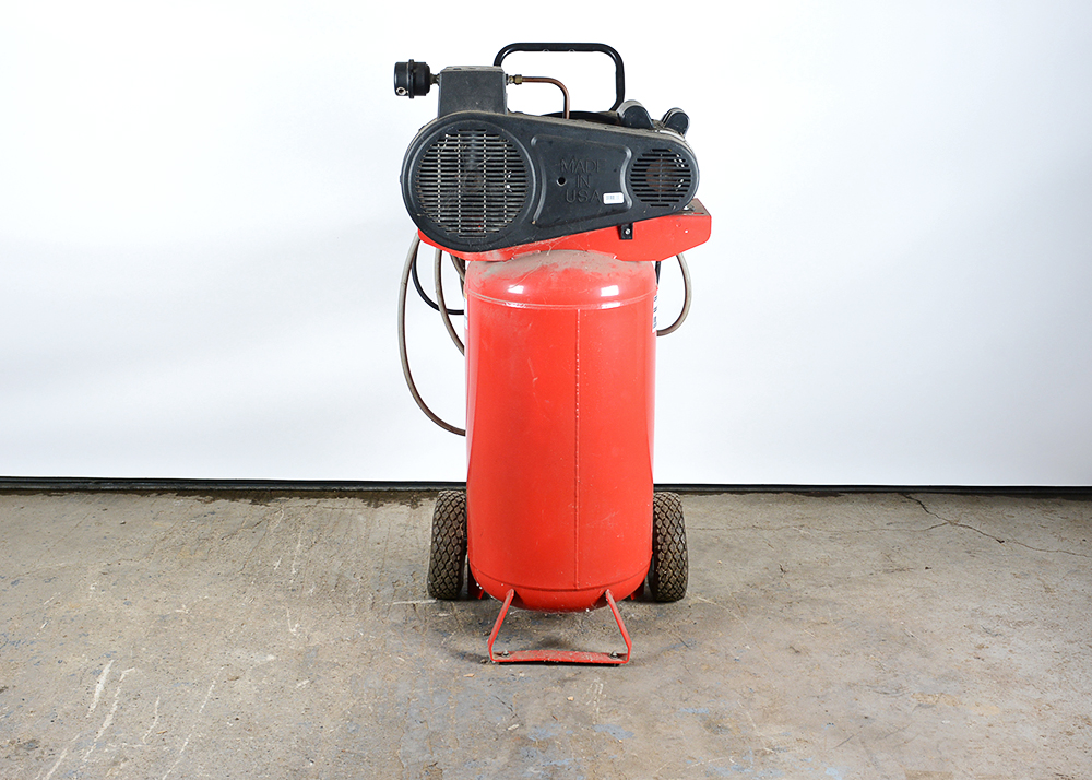 Husky 26-Gallon Cast Iron Vertical Air Compressor