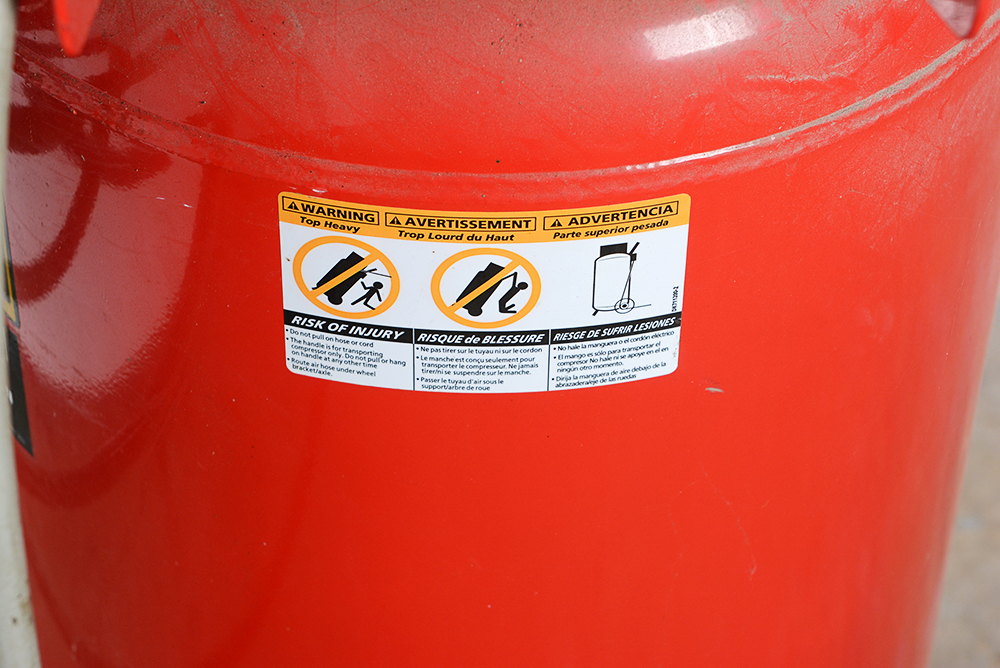 Husky 26-Gallon Cast Iron Vertical Air Compressor