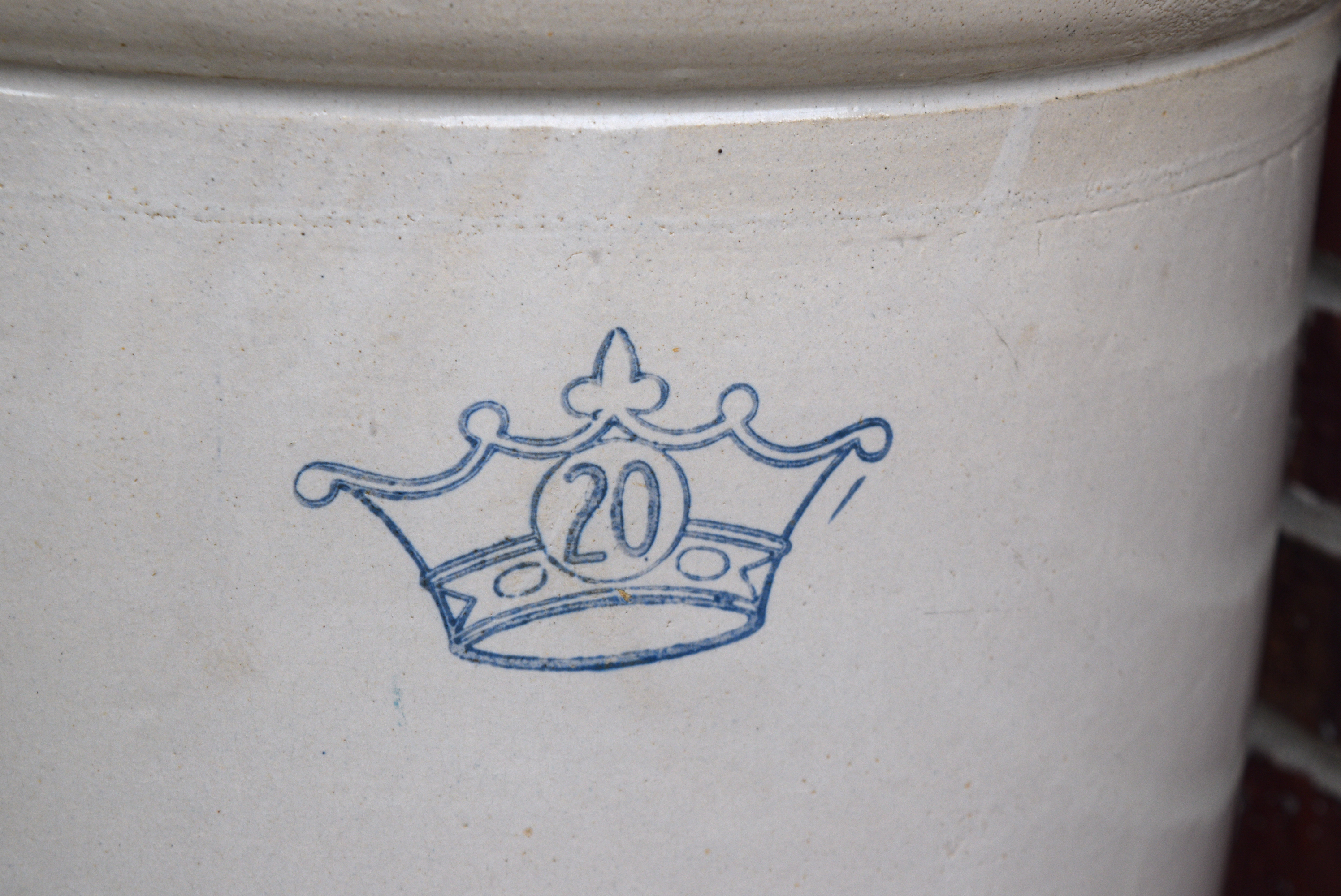 20 Gallon Robinson Ransbottom Pottery Stoneware Crock