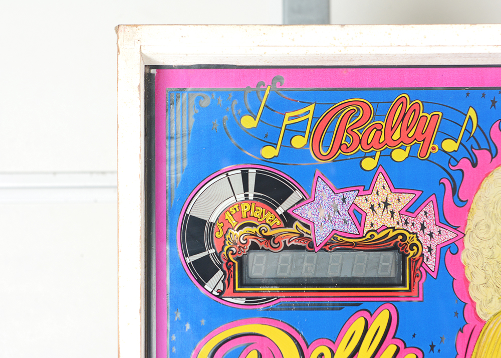 Circa 1978 Dolly Parton Upright Pinball Machine by Bally