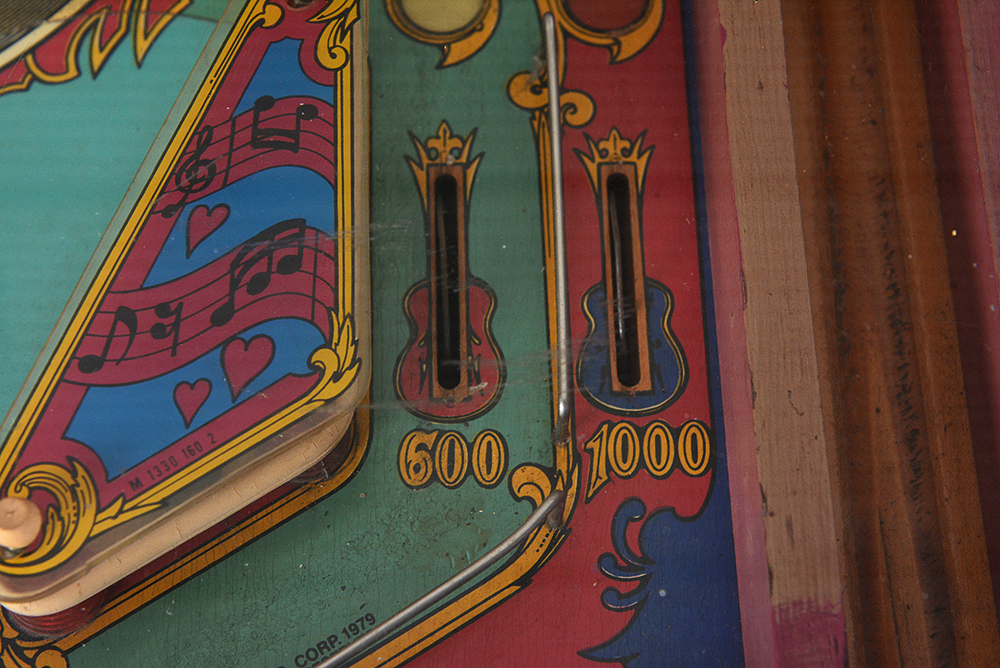 Circa 1978 Dolly Parton Upright Pinball Machine by Bally