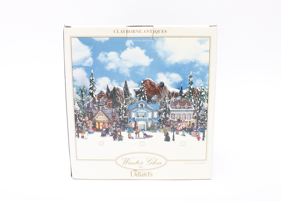 Dillard's "Clayborne Antiques" Holiday Decorative Building