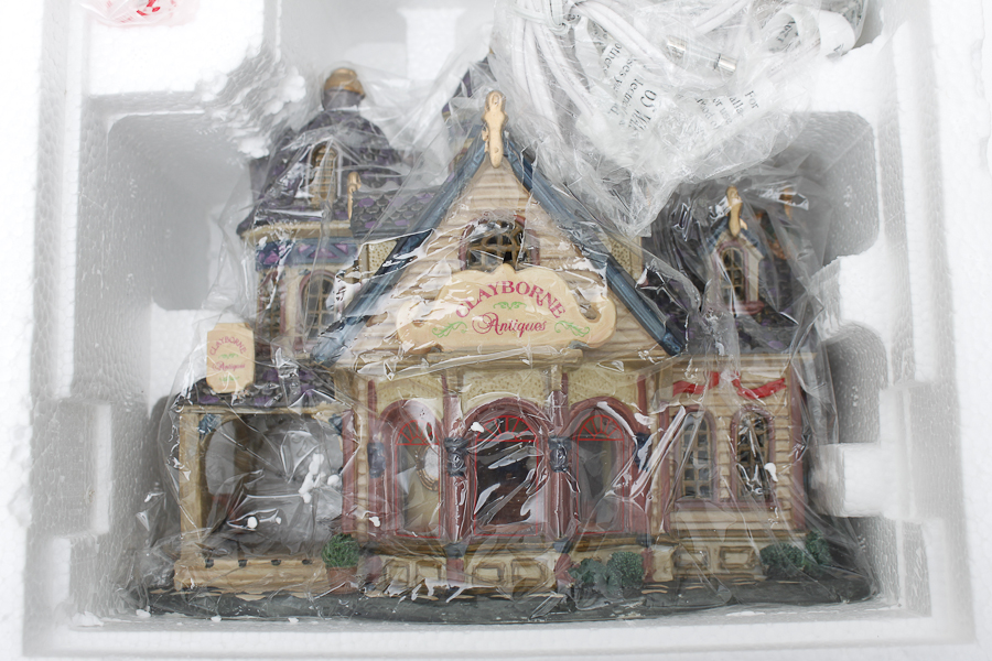 Dillard's "Clayborne Antiques" Holiday Decorative Building