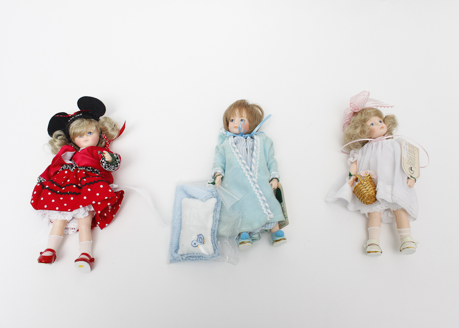 Trio of Robin Woods Dolls