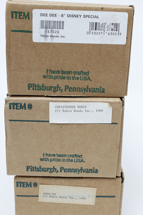 Trio of Robin Woods Dolls