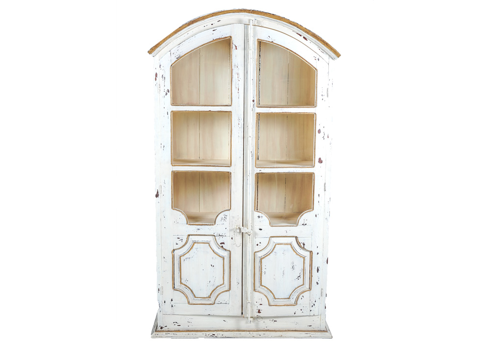 Diller Furniture Distressed China Cabinet