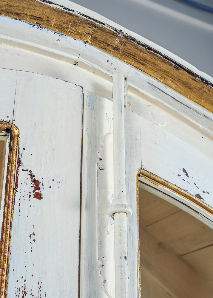 Diller Furniture Distressed China Cabinet