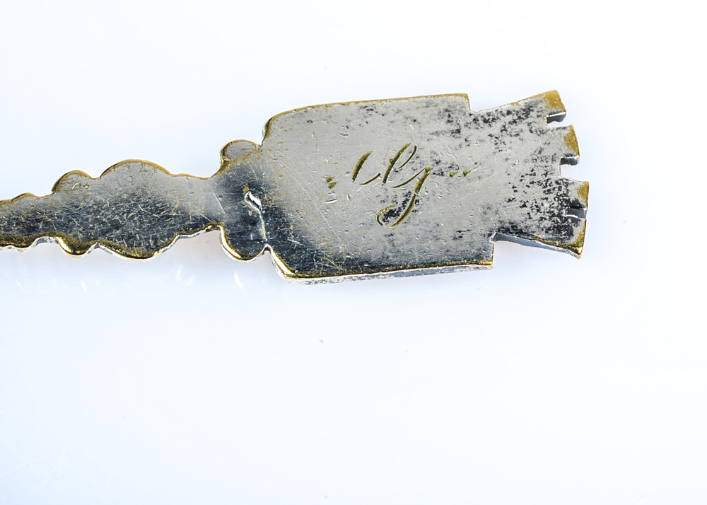 Set of Five Vintage Sterling Silver Commemorative Travel Spoons