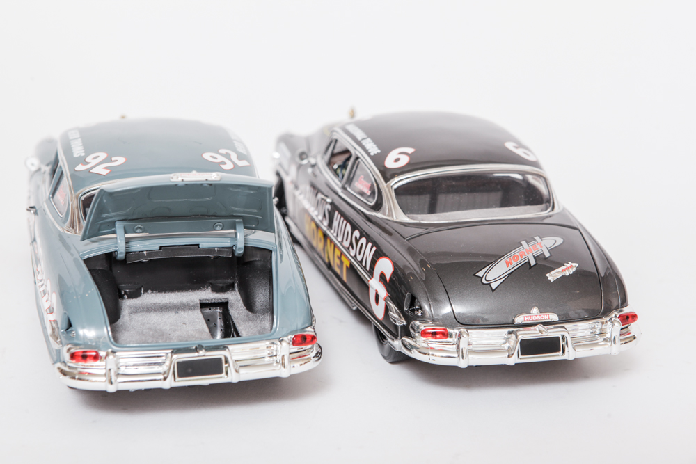 Pair of Chrysler 'Fabulous Hudson Hornet' Model Cars