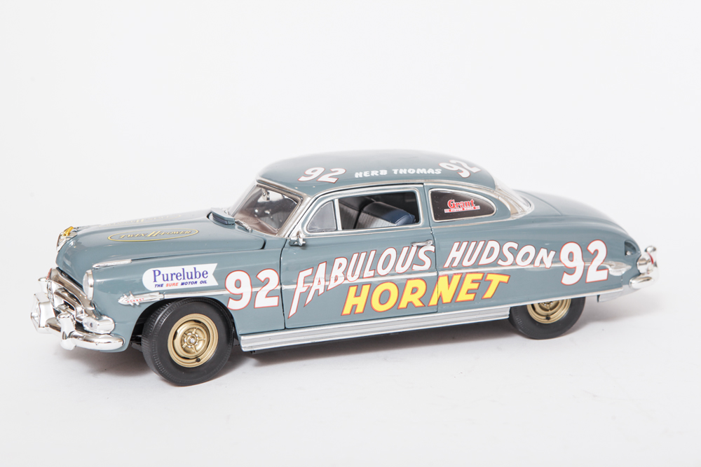 Pair of Chrysler 'Fabulous Hudson Hornet' Model Cars