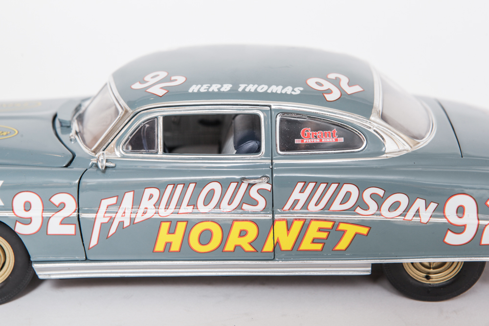 Pair of Chrysler 'Fabulous Hudson Hornet' Model Cars