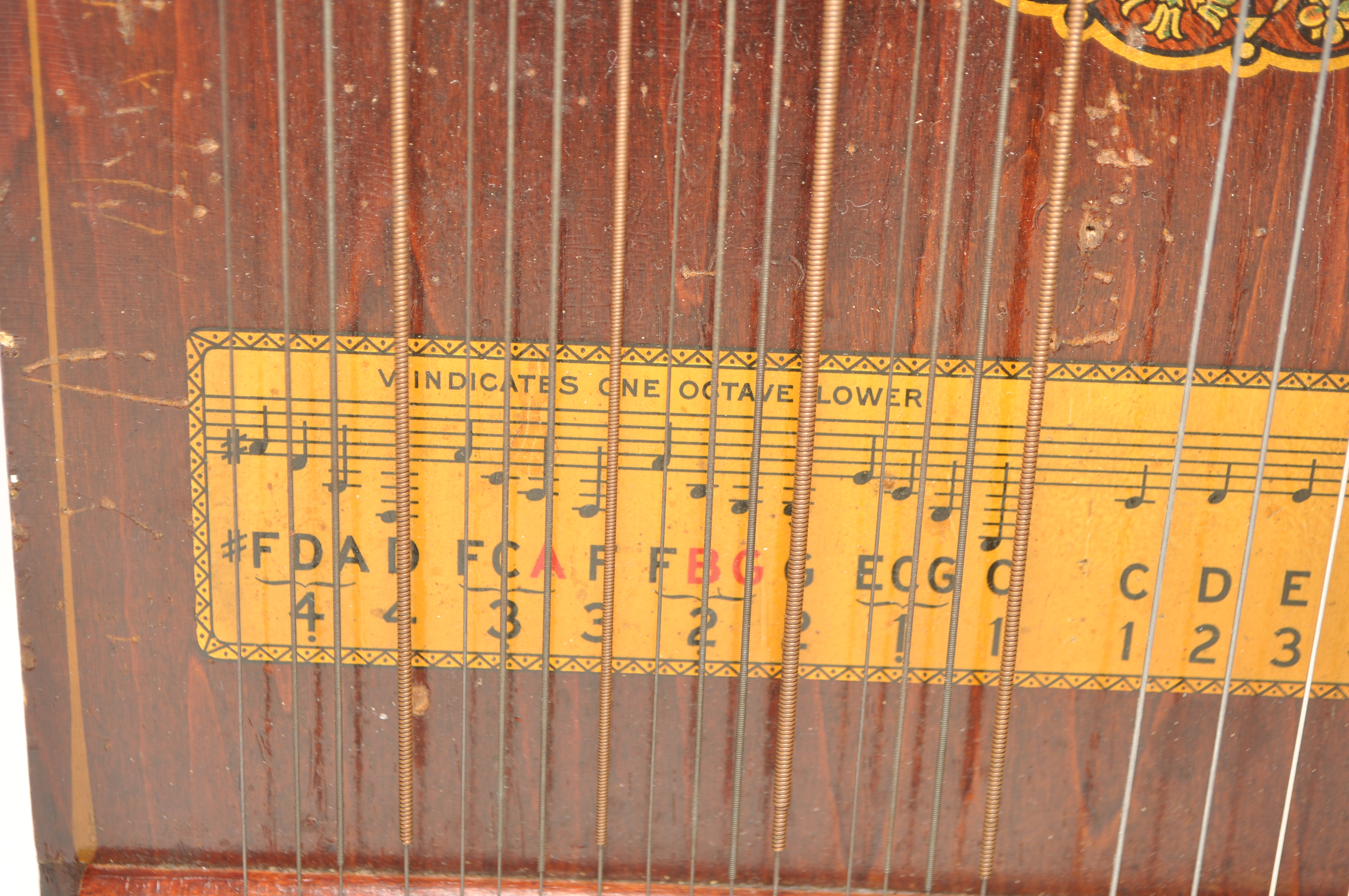 Vintage Hawaiian Mandolin Harp
