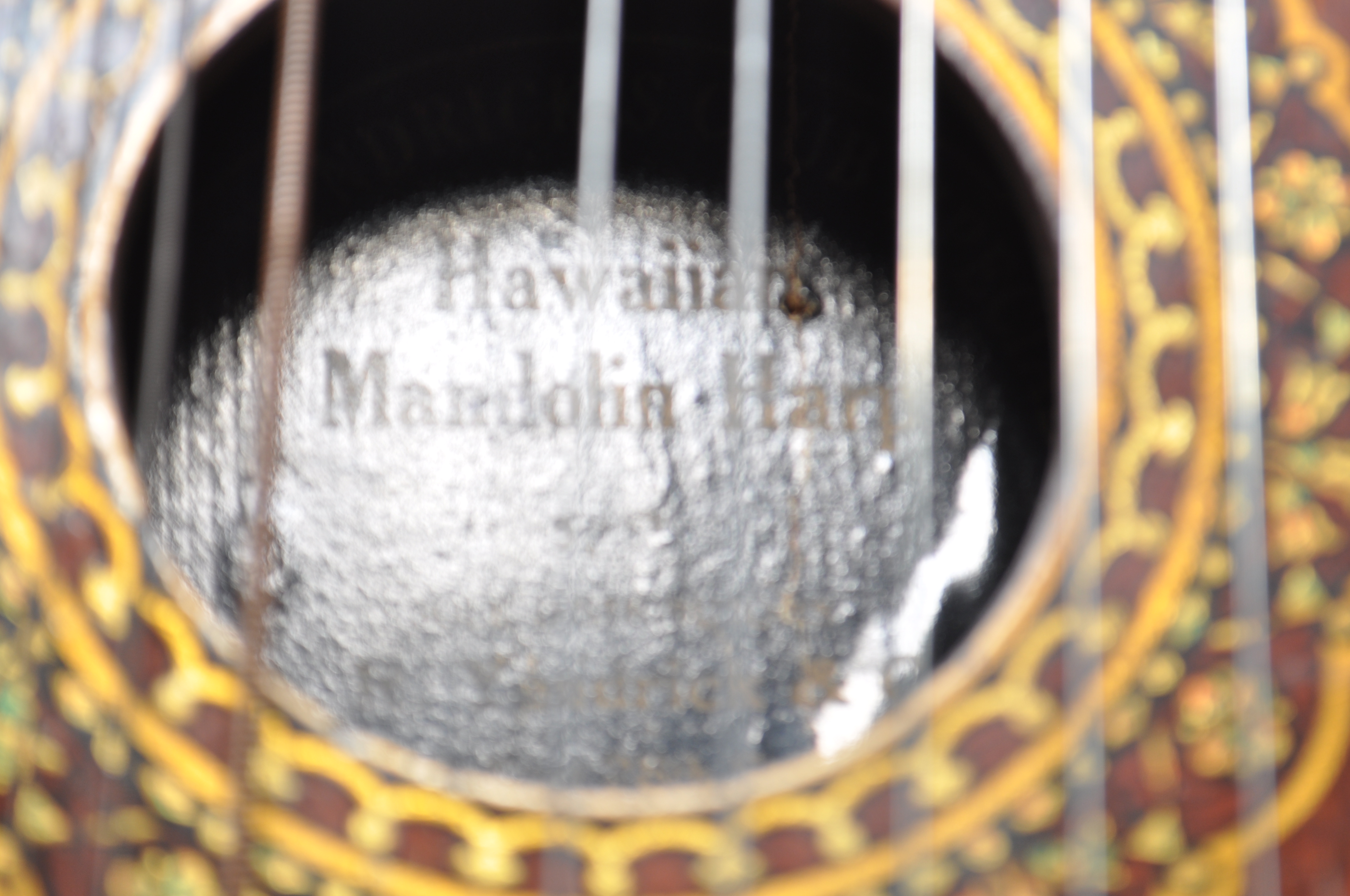 Vintage Hawaiian Mandolin Harp