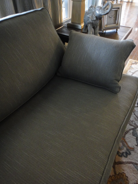 Rowe Furniture Blue Green Sofa