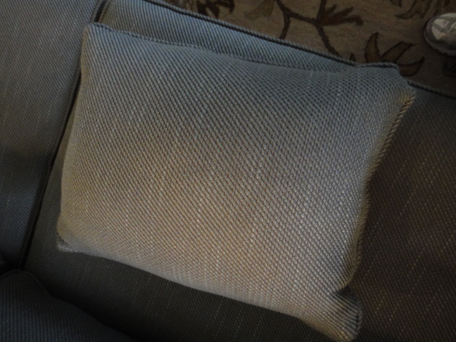 Rowe Furniture Blue Green Sofa