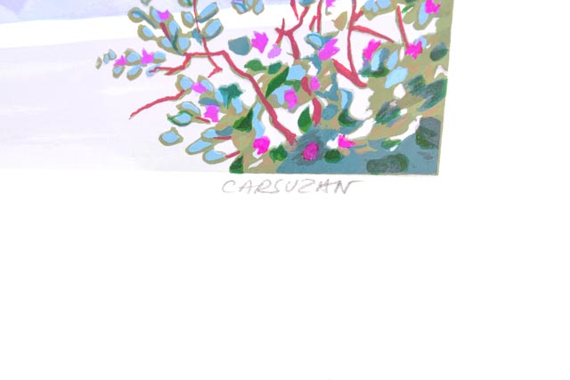 Limited Edition Signed Jean-Claude Carsuzan Serigraph