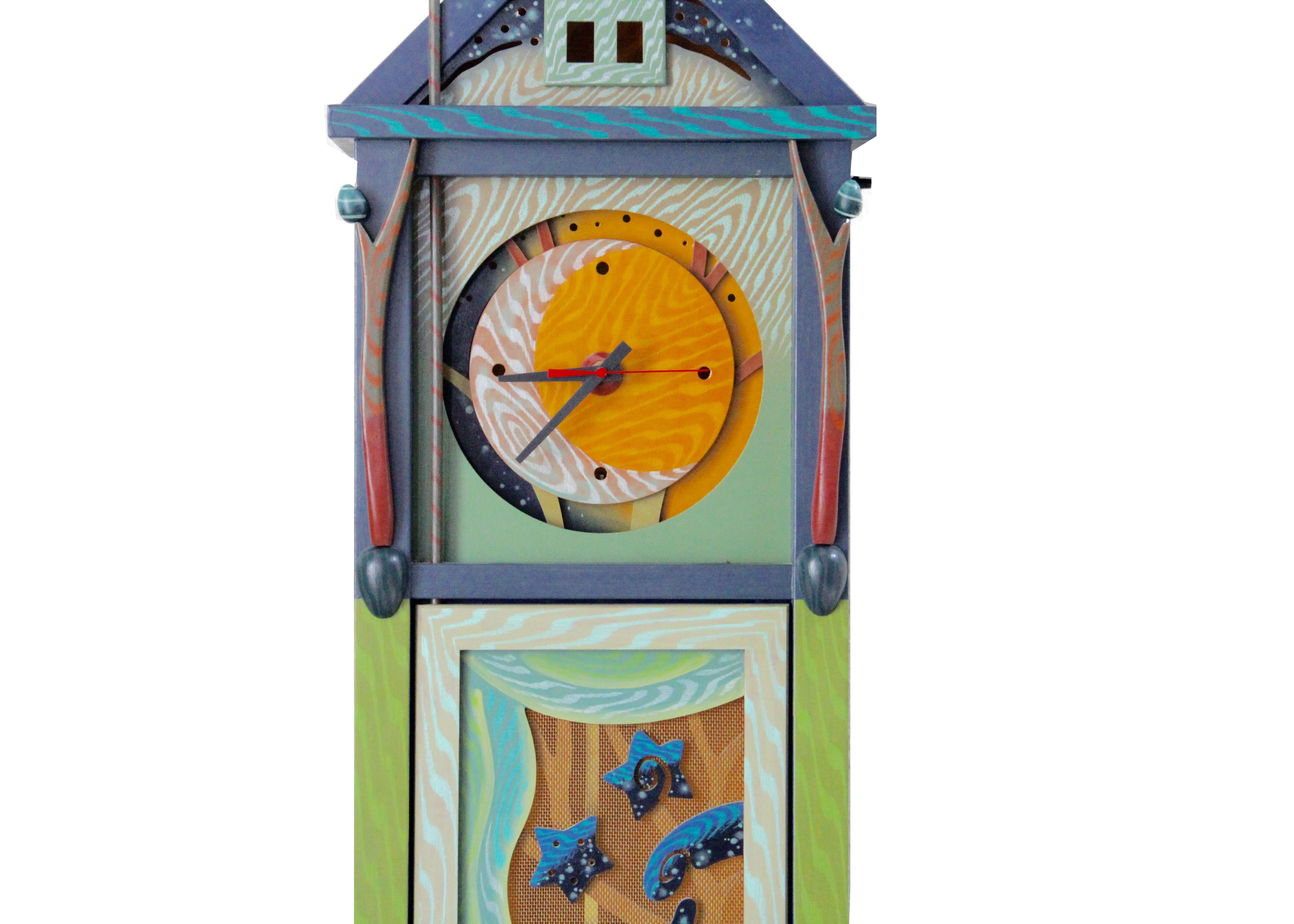 Handmade Artisan Wall Clock by Robert Massa