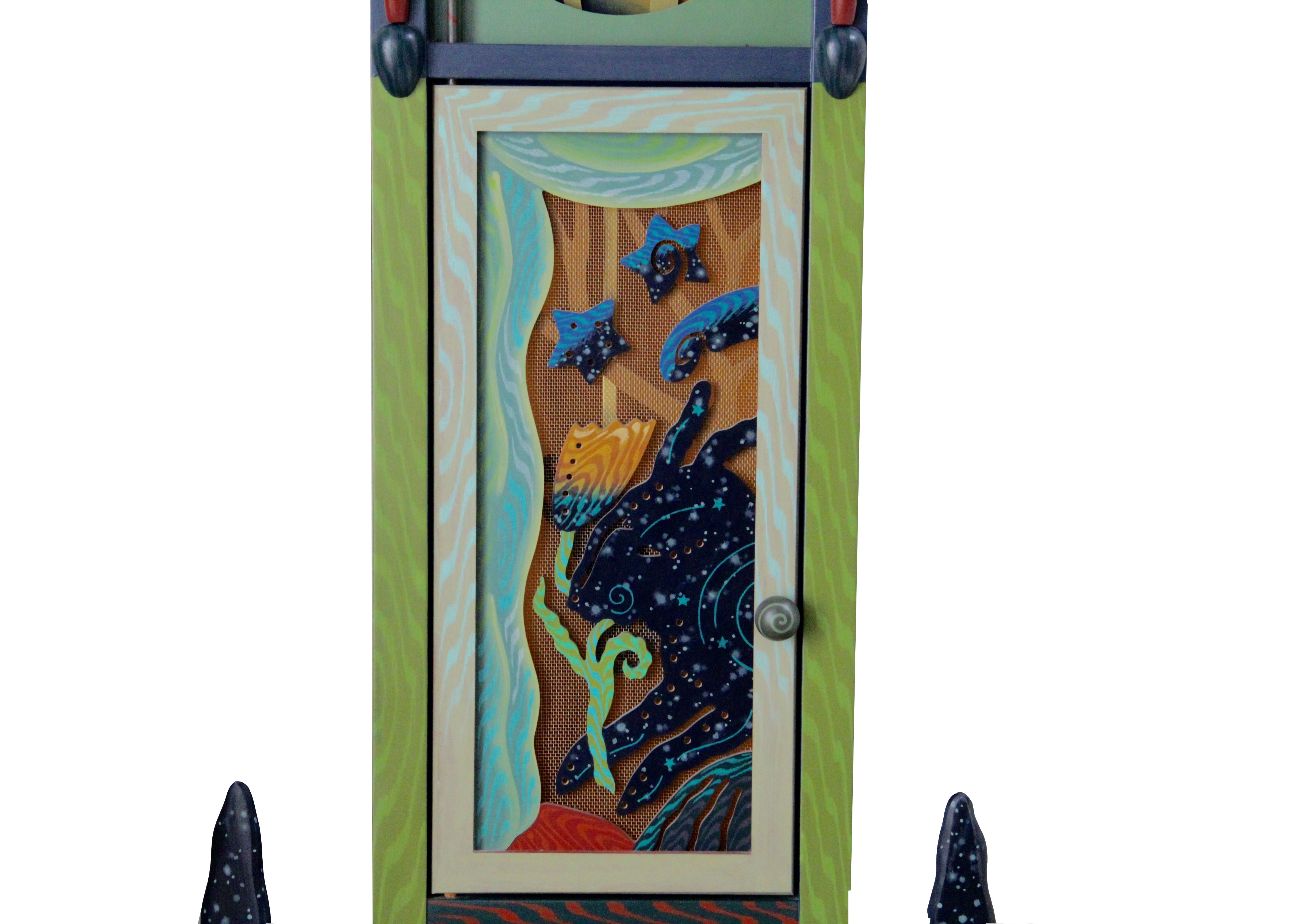 Handmade Artisan Wall Clock by Robert Massa