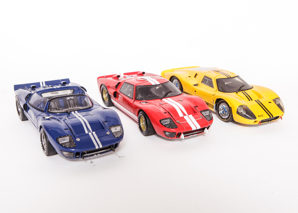 Collection of Ford GT40 Model Cars by Exotto