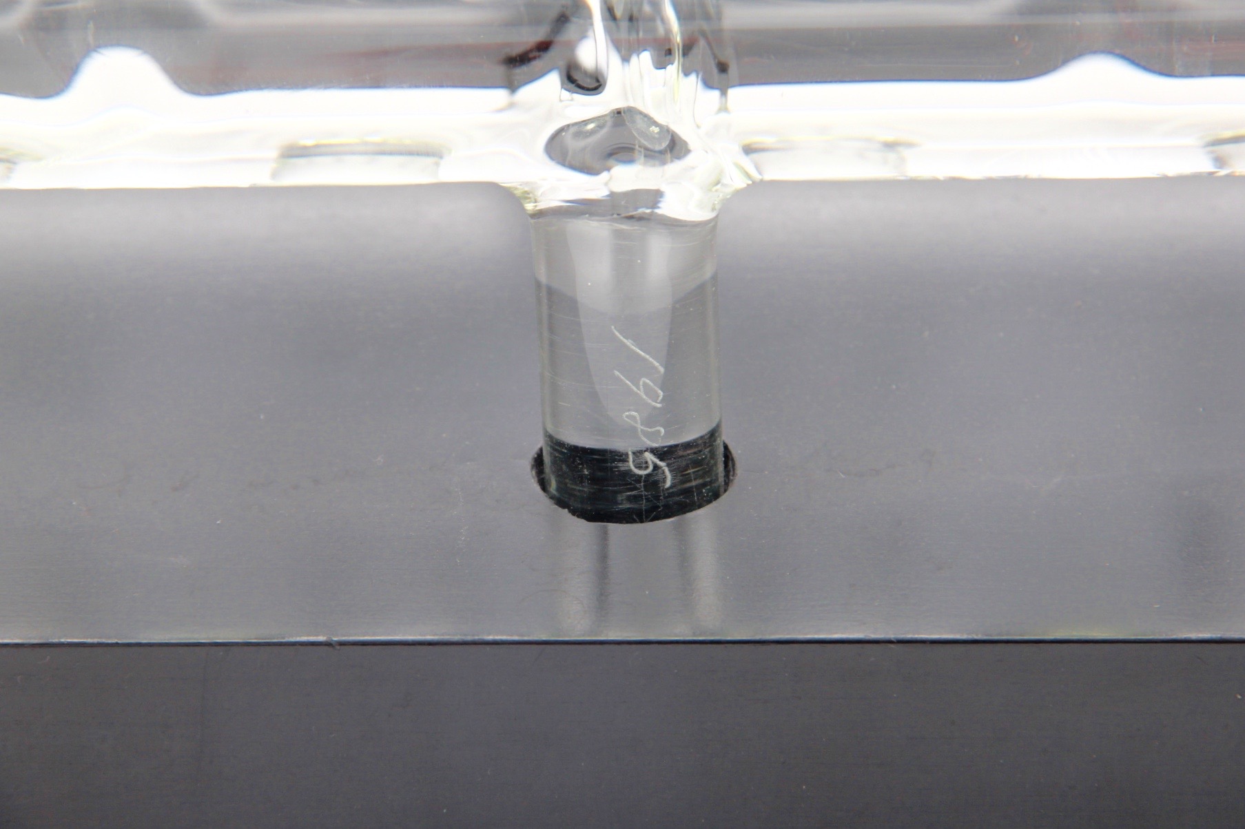 Hans Frabel 1985 Art Glass Sculpture