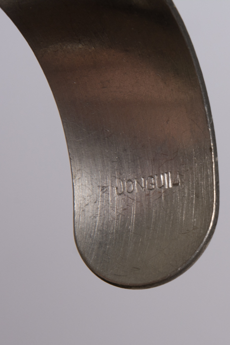 Bolivian Pewter Cuff Bracelet by Leonard