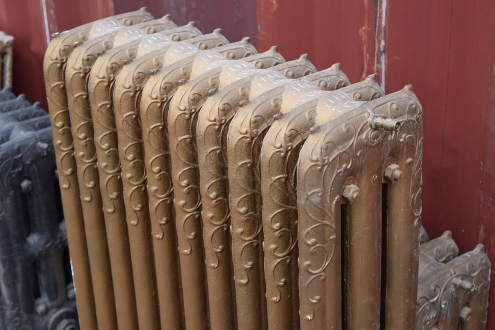Collection of Antique and Vintage Cast Iron Hot Water Radiators